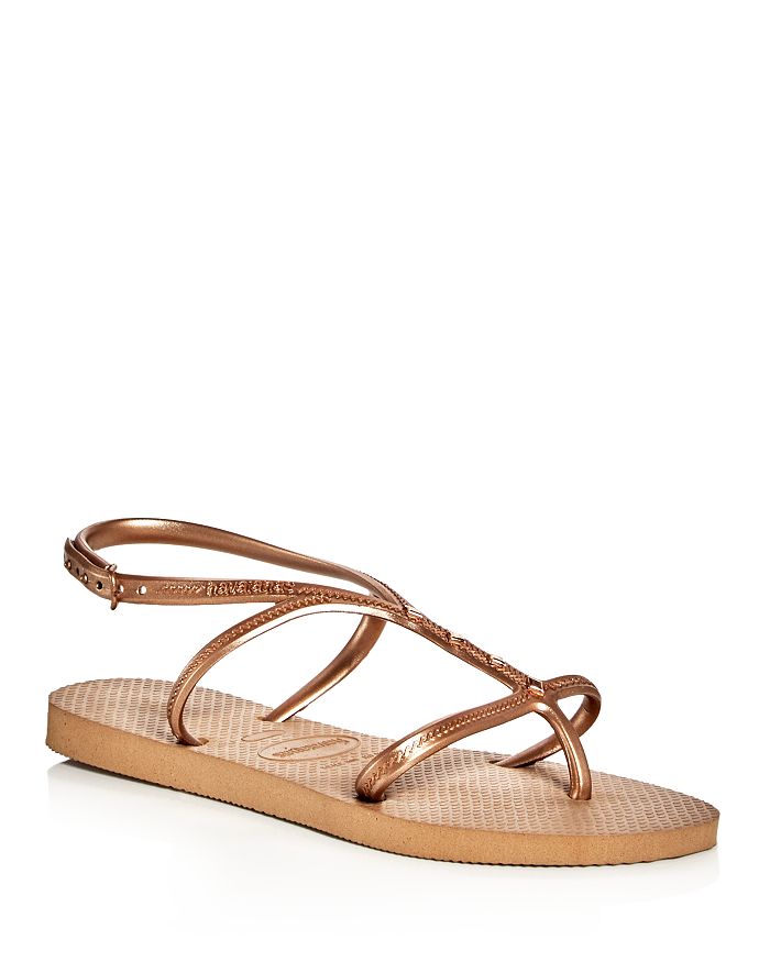 havaianas Women s Allure Maxi Metallic Slingback Sandals