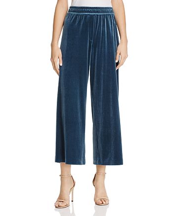 FRENCH CONNECTION Velvet Pajama Pants - 100% Exclusive | Bloomingdale's