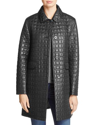 kate spade new york Bow Quilted Coat | Bloomingdale's