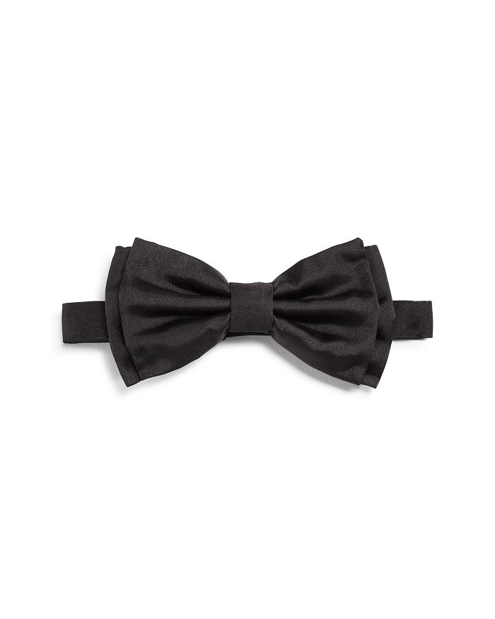 Shop Hugo Boss Formal Silk Pre-tied Bow Tie In Black