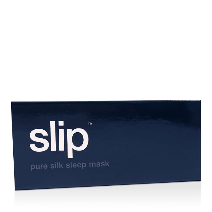 Shop Slip For Beauty Sleep Pure Silk Sleep Mask In Navy Blue