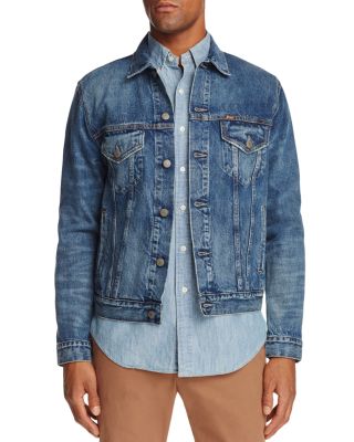 jean jacket with polo