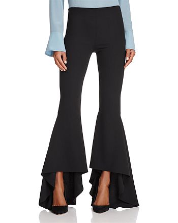 Alice and Olivia Alice + Olivia Jinny High/Low Flare Pants | Bloomingdale's