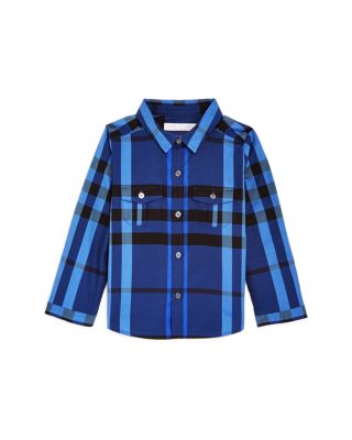 infant burberry button up