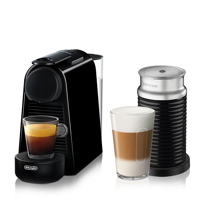 Nespresso Essenza Mini Machine by De'Longhi with Aeroccino Frother Bloomingdale's