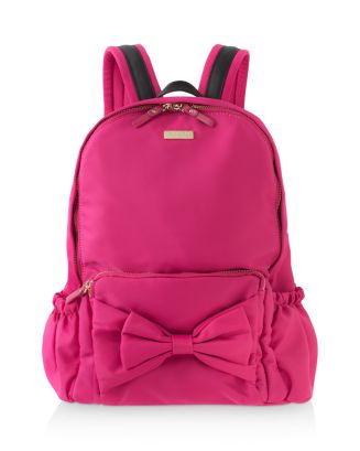 Kate Spade Black and Tan Bow Women\'s Backpack kate spade | Bags | Kate Spade Black Nylon Fly Bow Accent  main image 3