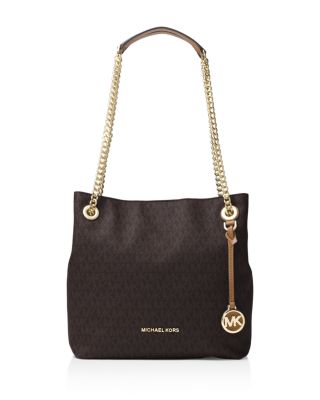 Jet set legacy medium logo sale and leather chain shoulder bag