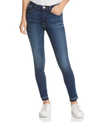released hem skinny jeans