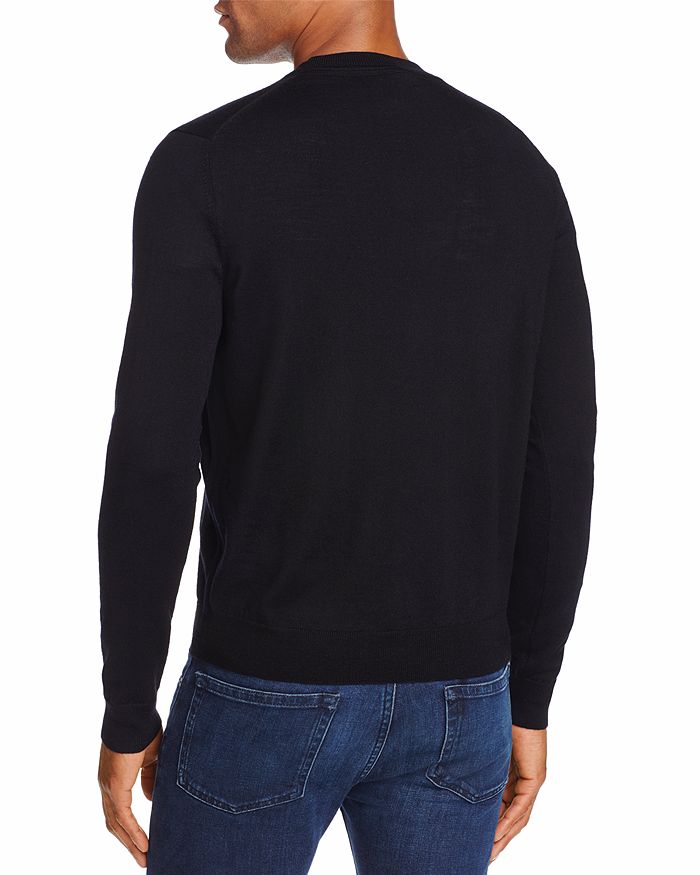 Shop The Men's Store At Bloomingdale's V-neck Merino Sweater - 100% Exclusive In Black