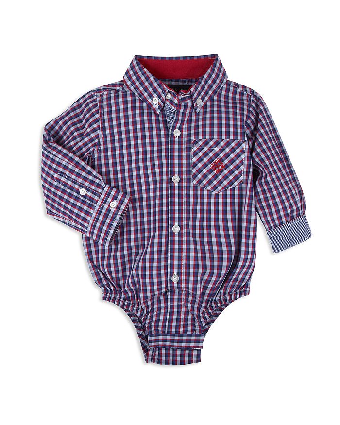Baby boy button down onesie on sale