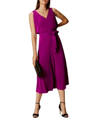 karen millen purple jumpsuit