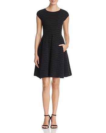 Armani Textured A-Line Dress | Bloomingdale's