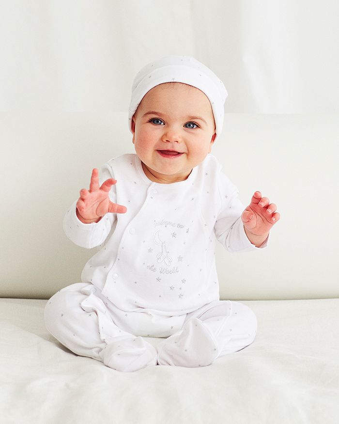 Shop Little Me Unisex Welcome To The World Footie & Hat Set - Baby In White