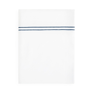 Shop Sferra Grande Hotel Flat Sheet, Full/queen In White/cadet