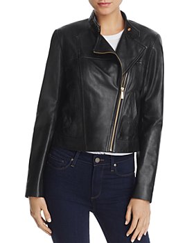 MICHAEL Michael Kors Women's Leather, Suede, and Shearling Coats -  Bloomingdale's