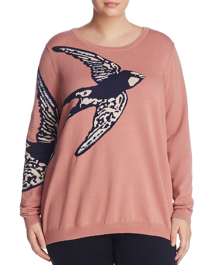 Bird print sweater on sale
