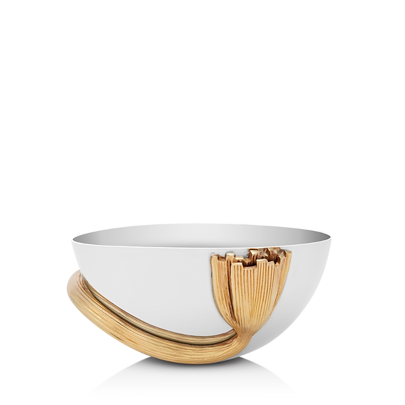 L'objet Deco Leaves Small Bowl In Silver