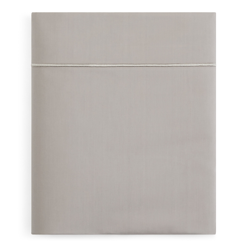 Anne De Solene Vexin 200 Thread-count Flat Sheet, King In Brume