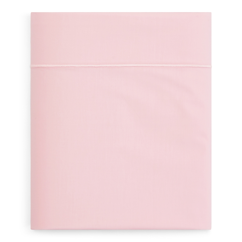 Anne De Solene Vexin 200 Thread-count King Flat Sheet In O De Rose