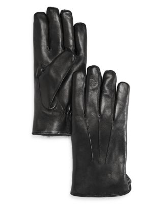 rabbit fur lined gloves for men
