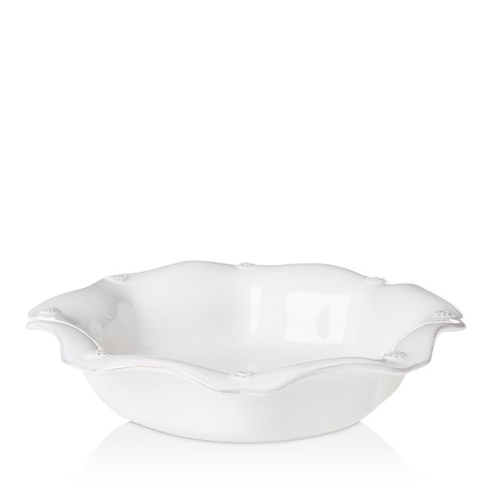 Juliska Berry & Thread Scallop Pasta - Whitewash In White