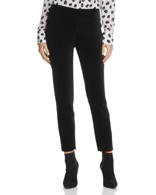 alice and olivia velvet pants