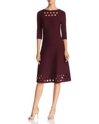 NIC and ZOE NIC+ZOE Time Out Laser-Cut Twirl Dress | Bloomingdale's