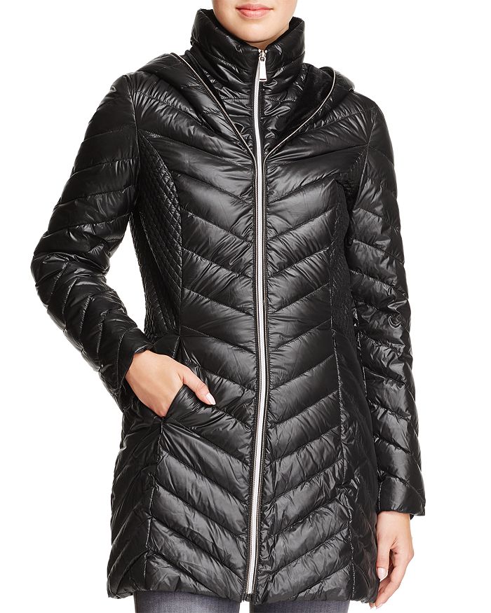 Laundry by Shelli Segal Lightweight Down Coat | Bloomingdale's