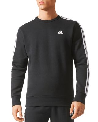 adidas 3 stripe crew neck sweatshirt