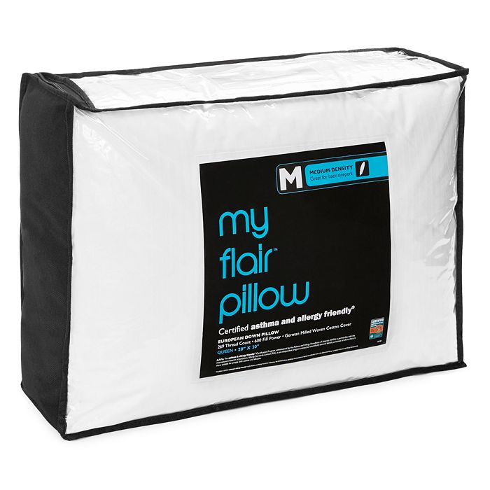 Bloomingdale's - My Flair Asthma & Allergy Friendly Medium Density Down Pillow Collection - 100% Exclusive