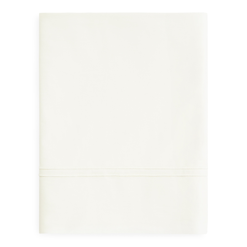 Sferra Grande Hotel Flat Sheet, Full/queen In Ivory/ivory
