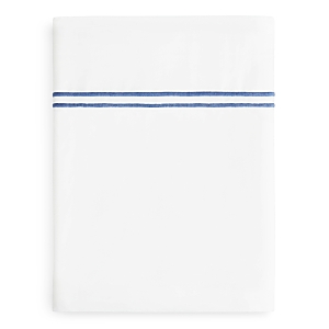 Shop Sferra Grande Hotel Flat Sheet, King In White/cornflower