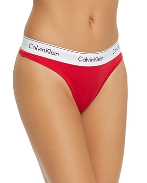 CALVIN KLEIN MODERN COTTON THONG,F3786