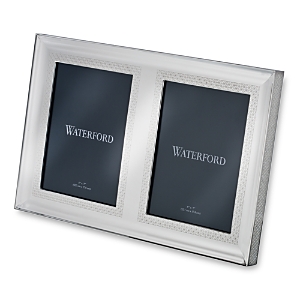 Waterford Lismore Diamond Double Frame, 5 X 7