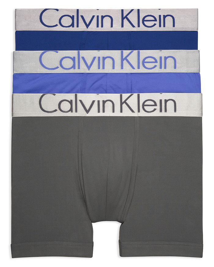 CALVIN KLEIN STEEL BOXER BRIEFS, PACK OF 3,NB1620