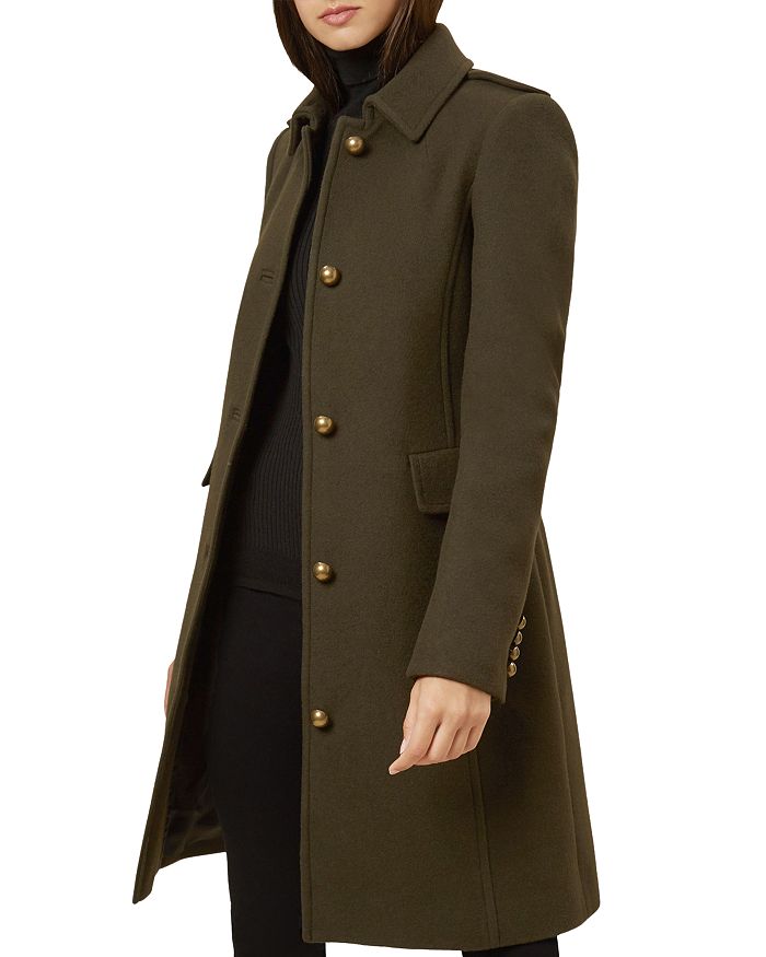 HOBBS LONDON Martina MilitaryStyle Coat Bloomingdale's