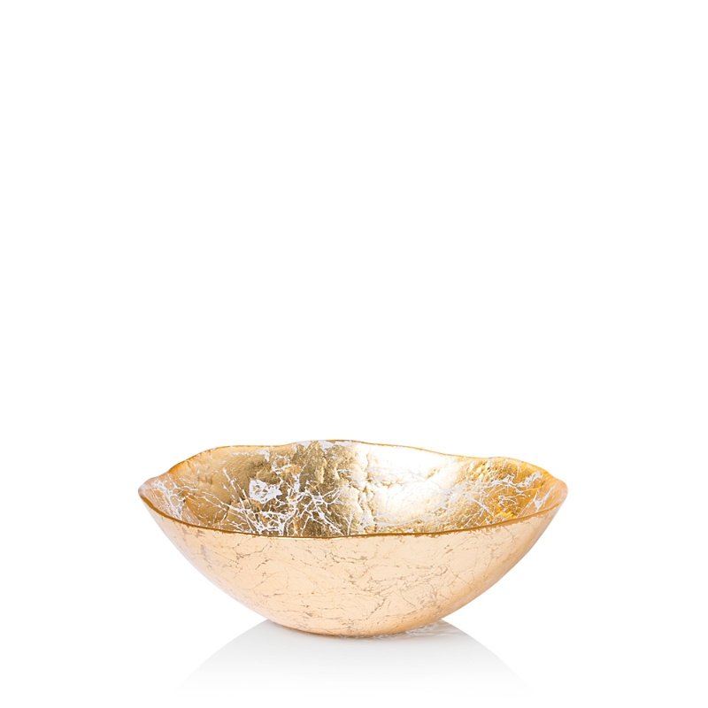 Vietri Moon Glass Small Bowl In Gold