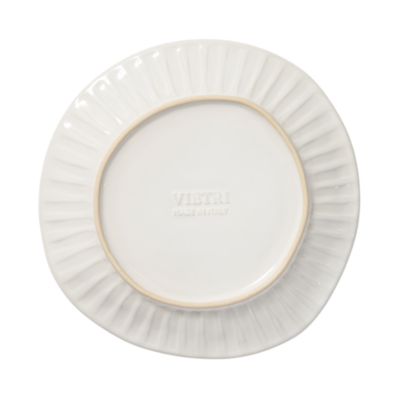 Incanto Stone Aqua Stripe Salad Plate