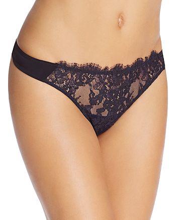 Entice Lace Thong Bloomingdales Women Clothing Underwear Briefs Thongs 
