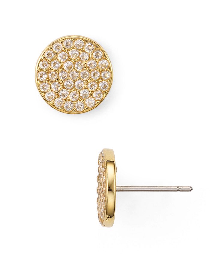 Kate Spade New York Pave Circle Earrings In Gold