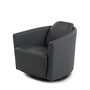 Nicoletti Hollister Swivel Chair - 100% Exclusive In Bull 327 Dark Grey