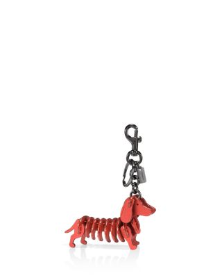 coach dachshund bag charm