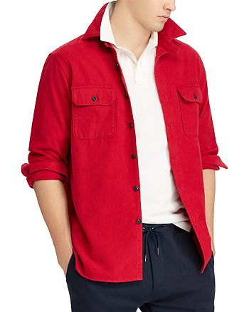 Polo Ralph Lauren Flannel Classic Fit Button-Down Work Shirt |  Bloomingdale's