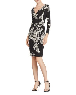 lauren ralph lauren floral jersey dress