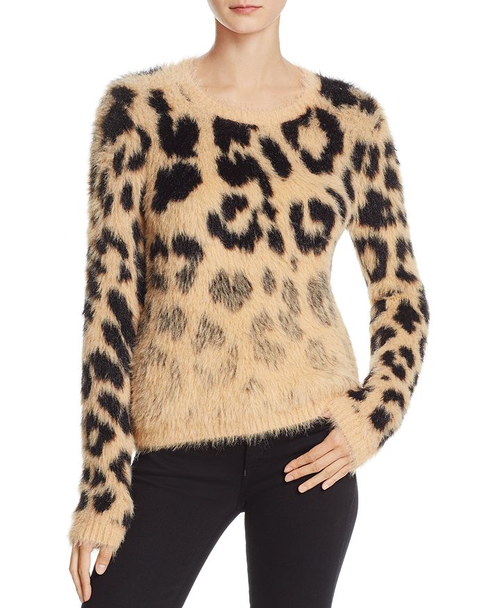 Guess leopard sweater clearance