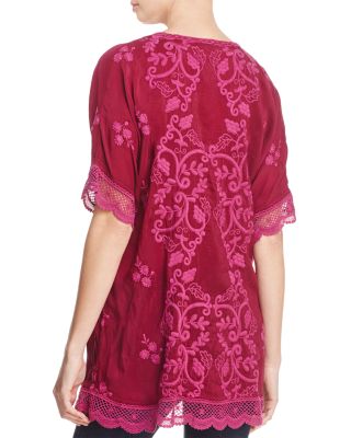 Johnny Was Montak Embroidered Tunic | Bloomingdale's