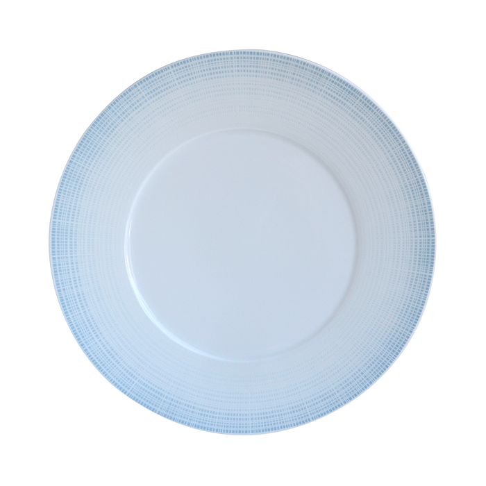 Shop Bernardaud Saphir Bleu Dinner Plate In White