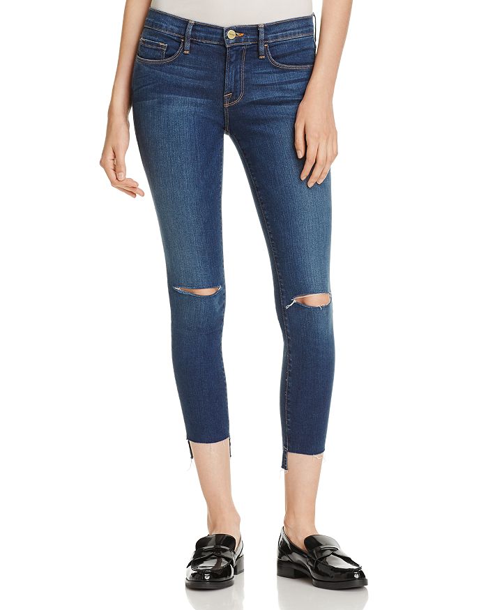FRAME Le Skinny de Jeanne Jeans in Columbia Road - 100% Exclusive ...