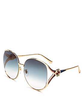 Gucci - Women's Oversized Round Sunglasses, 63mm