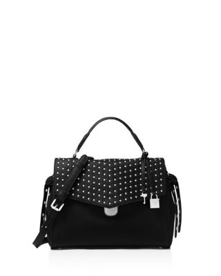 michael kors bristol medium leather satchel